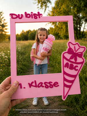 Foto-Rahmen "Du bist 1.Klasse"