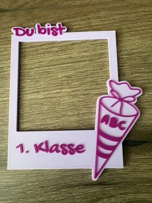 Foto-Rahmen "Du bist 1.Klasse"