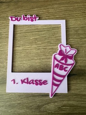 Foto-Rahmen "Du bist 1.Klasse"