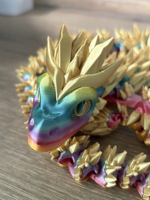 2-farbiger Drache Kristall – Ansicht 3