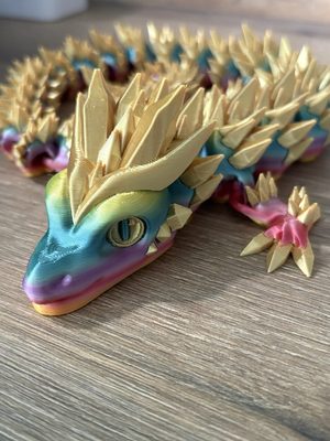 2-farbiger Drache Kristall – Ansicht 4