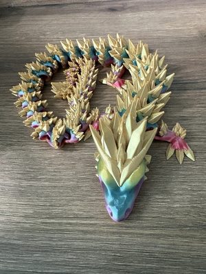 2-farbiger Drache Kristall – Ansicht 5